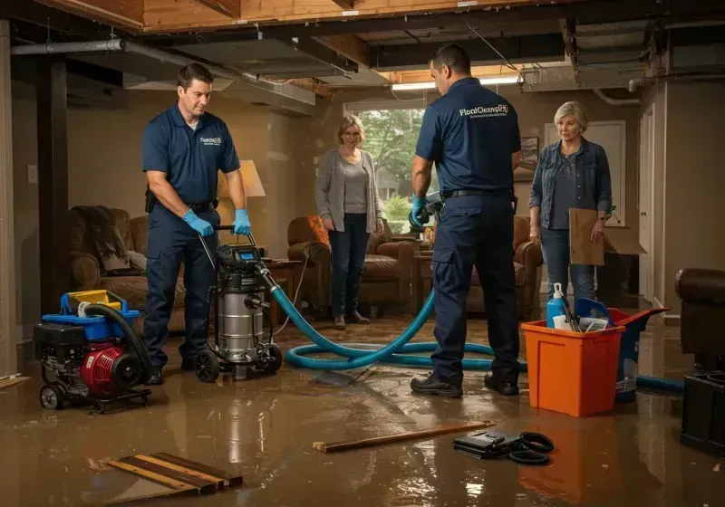 Basement Water Extraction and Removal Techniques process in Bicknell, IN