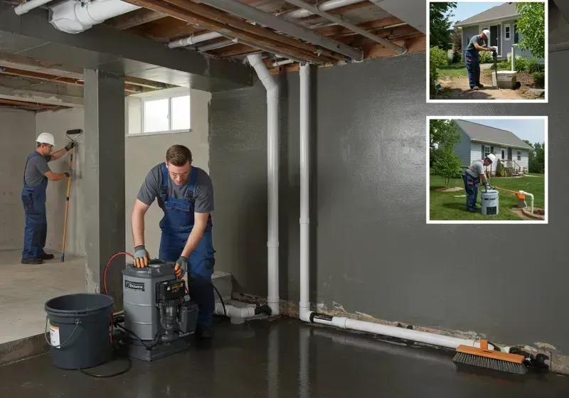 Basement Waterproofing and Flood Prevention process in Bicknell, IN